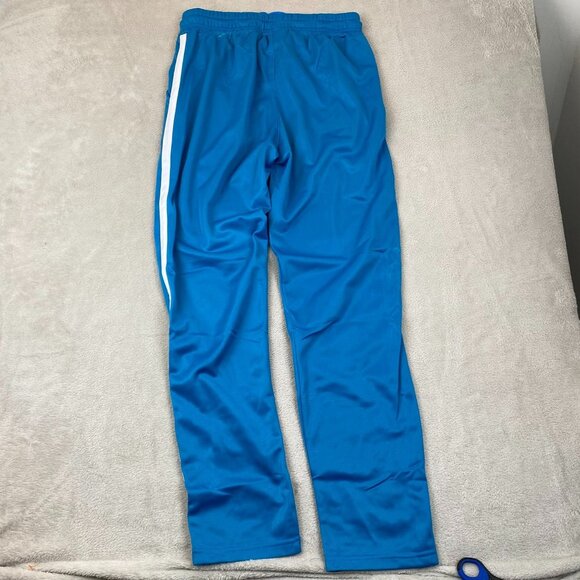Mens Track Pants Small Blue Drawstring Pull On Straight Leg Activewear Casual - Picture 11 of 11
